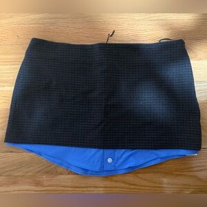 Zara Black and Blue Crop Top